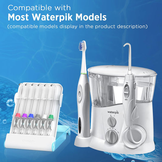 Replacement Tips for Waterpik Water osser (6 Implant Denture Tips)