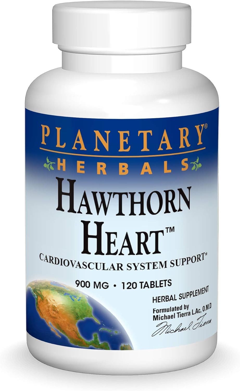 Planetary Herbals Hawthorn Heart, Cardiovascular System Support*, 900