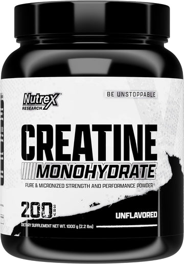Nutrex Research Micronized Creatine Monohydrate Powder - 200 Servings