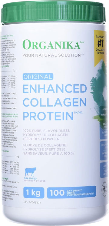 Organika Original Enhanced Collagen, 100% Pure, flavourless