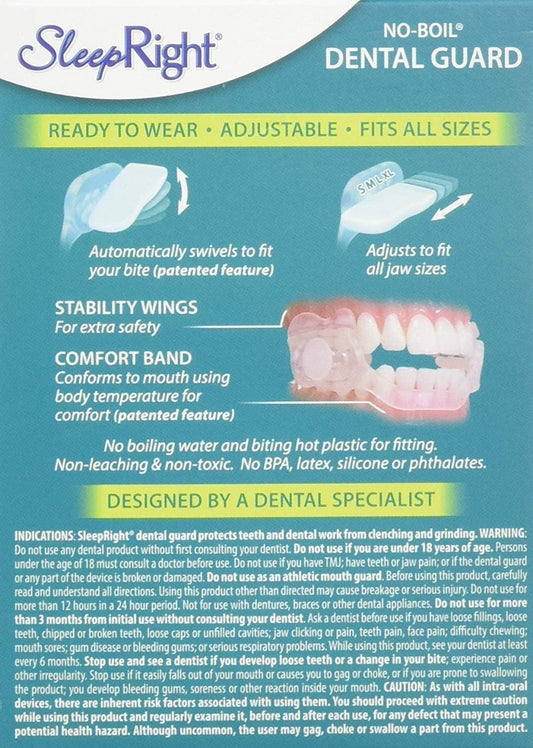 SleepRight Secure Comfort Dental Guard 1 ea (Pack of 2) - Packaging May Vary