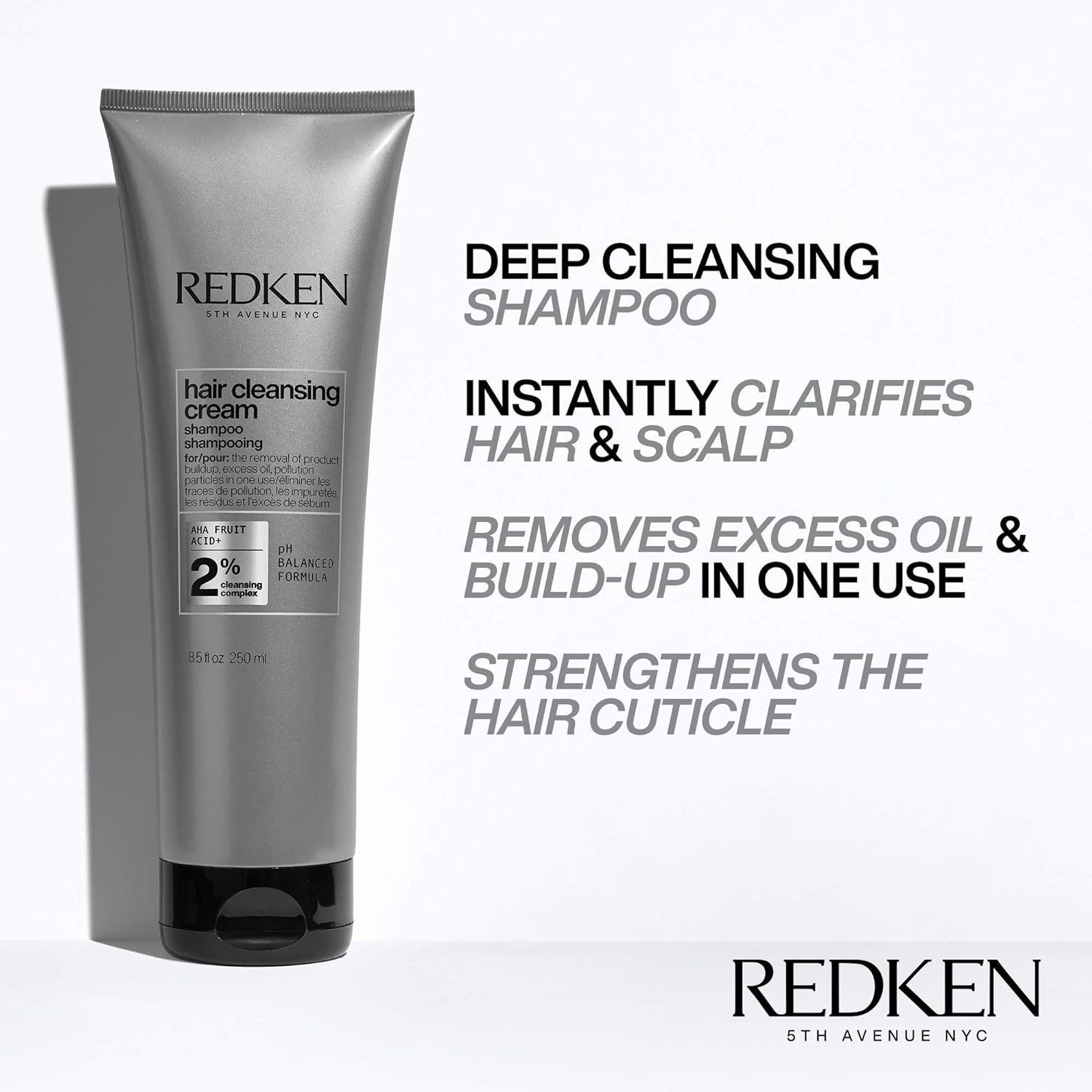 Redken Detox Hair Cleansing Cream Clarifying Shampoo | For A