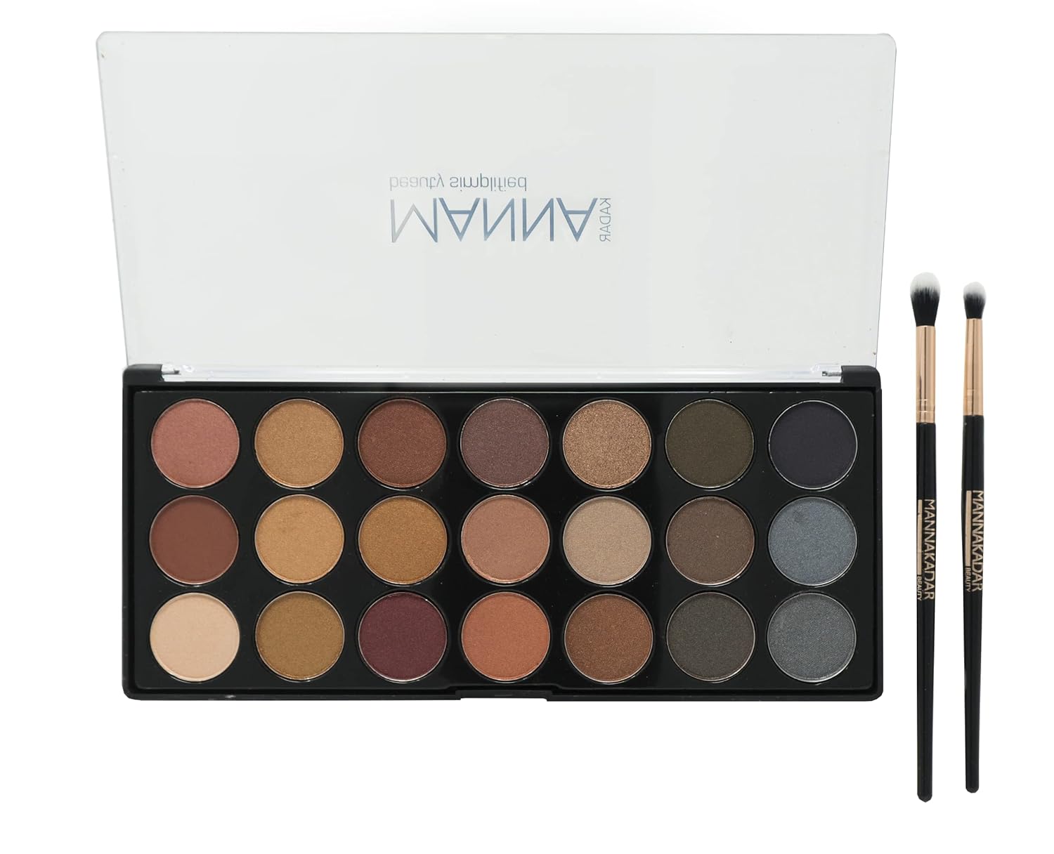 Manna Kadar The Luxe Eyeshadow Set, Multi-Colored, 23 Count
