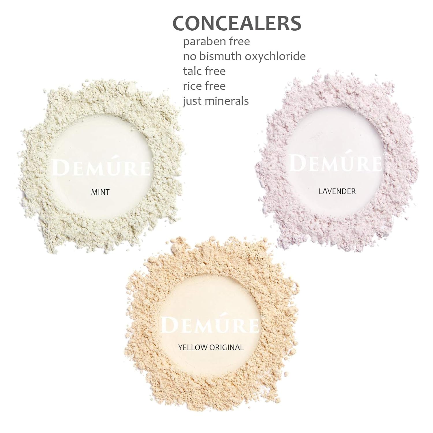 Demure Mineral Make Up, Mineral Concealer (Original), Dark C