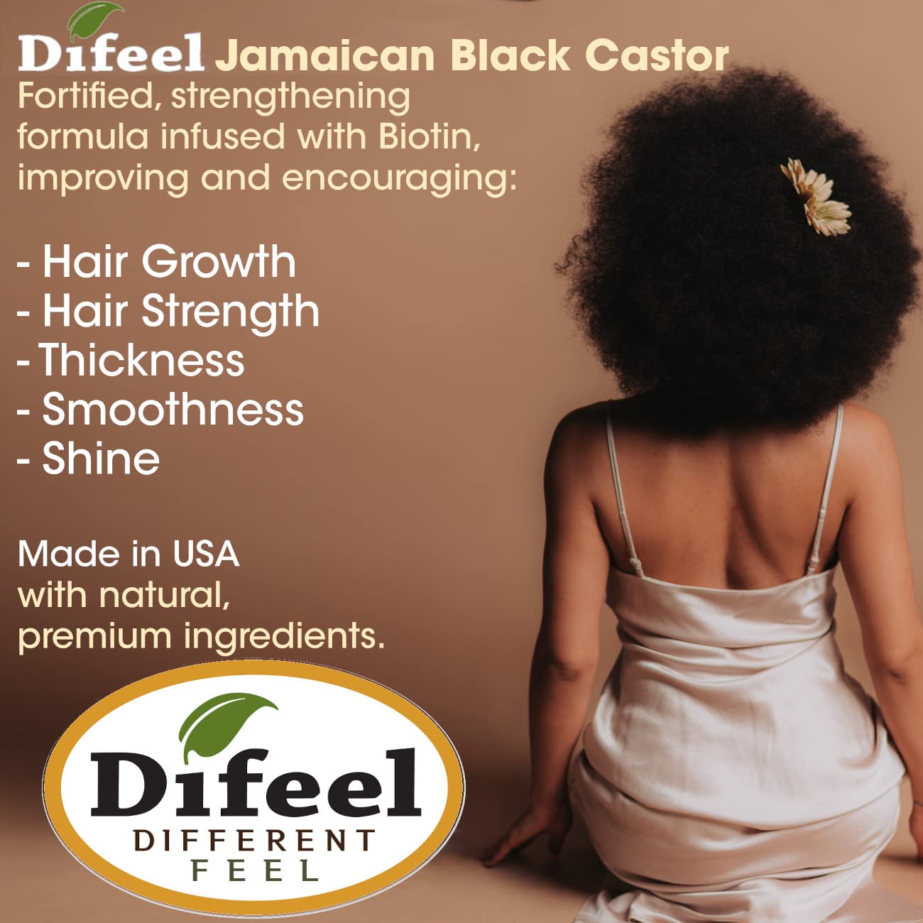  Difeel Jamaican Black Castor Leave-in Conditioning Spray 8 