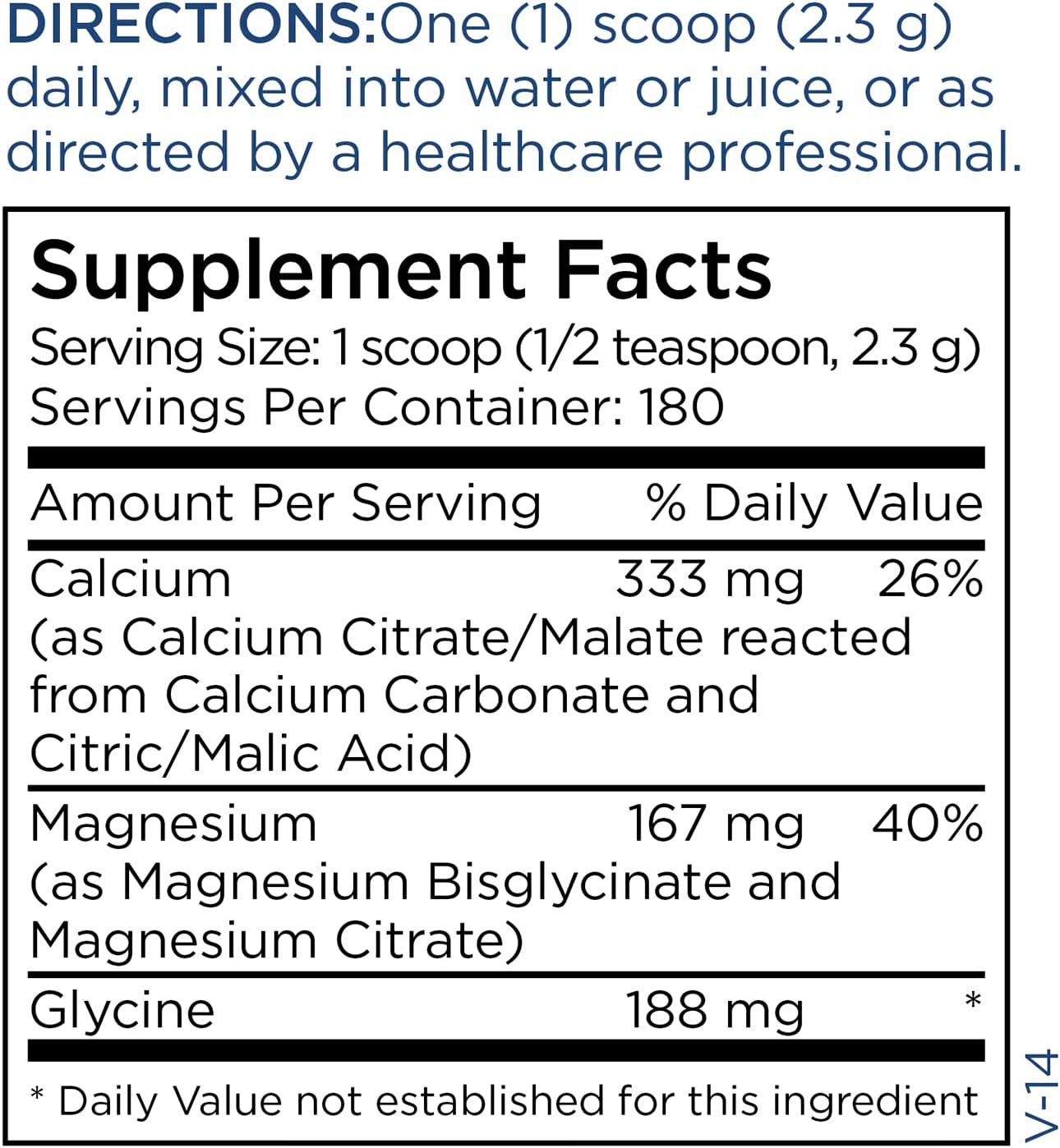 Metabolic Maintenance Cal Mag Powder - Calcium and Magnesium for Bone 