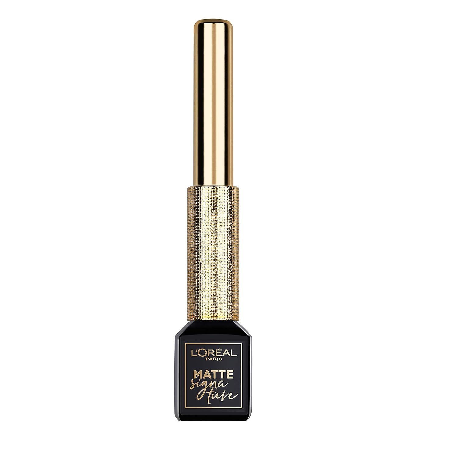 L'Oreal Paris Makeup Matte Signature Liquid Dip Eyeliner, Waterproof, Precise and Easy Application, All Day Wear, Vivid Matte Finish, Black, 0.07 ;