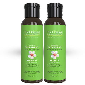 DermOrganic Argan Oil Daily Hydrating Hair Care-Sulfate Free & Color Safe-LEAVE IN TREATMENT 4  (2 PACK)