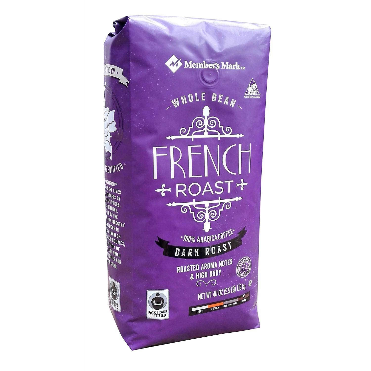 Member's Mark Fair Trade Certified French Roast Coffee, Whole Bean
