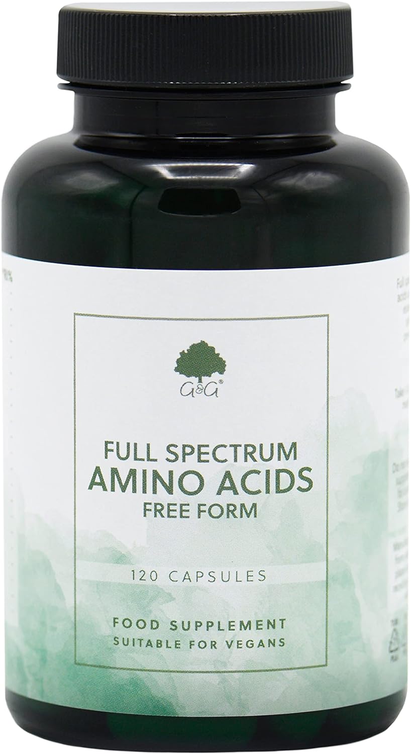 Full Spectrum Amino Acids Capsules | Bcaa | Free Form Amino Acids | 12140 Grams