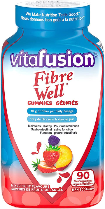 Vitafusion Fibre Well Fibre Supplement Gummies, 90 Gummies