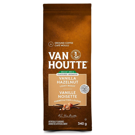 Van Houtte Vanilla Hazelnut Decaf Ground Coffee, {Imported from Canada}