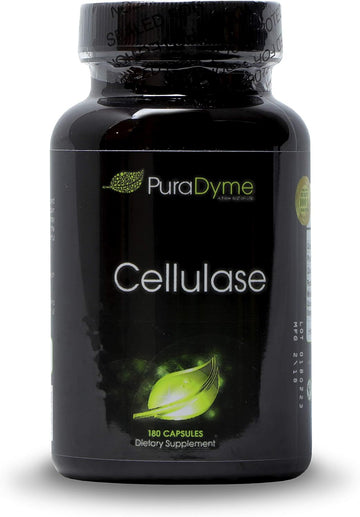 PuraDyme Cellulase Individual Enzyme - 180 Capsules3.99 Ounces