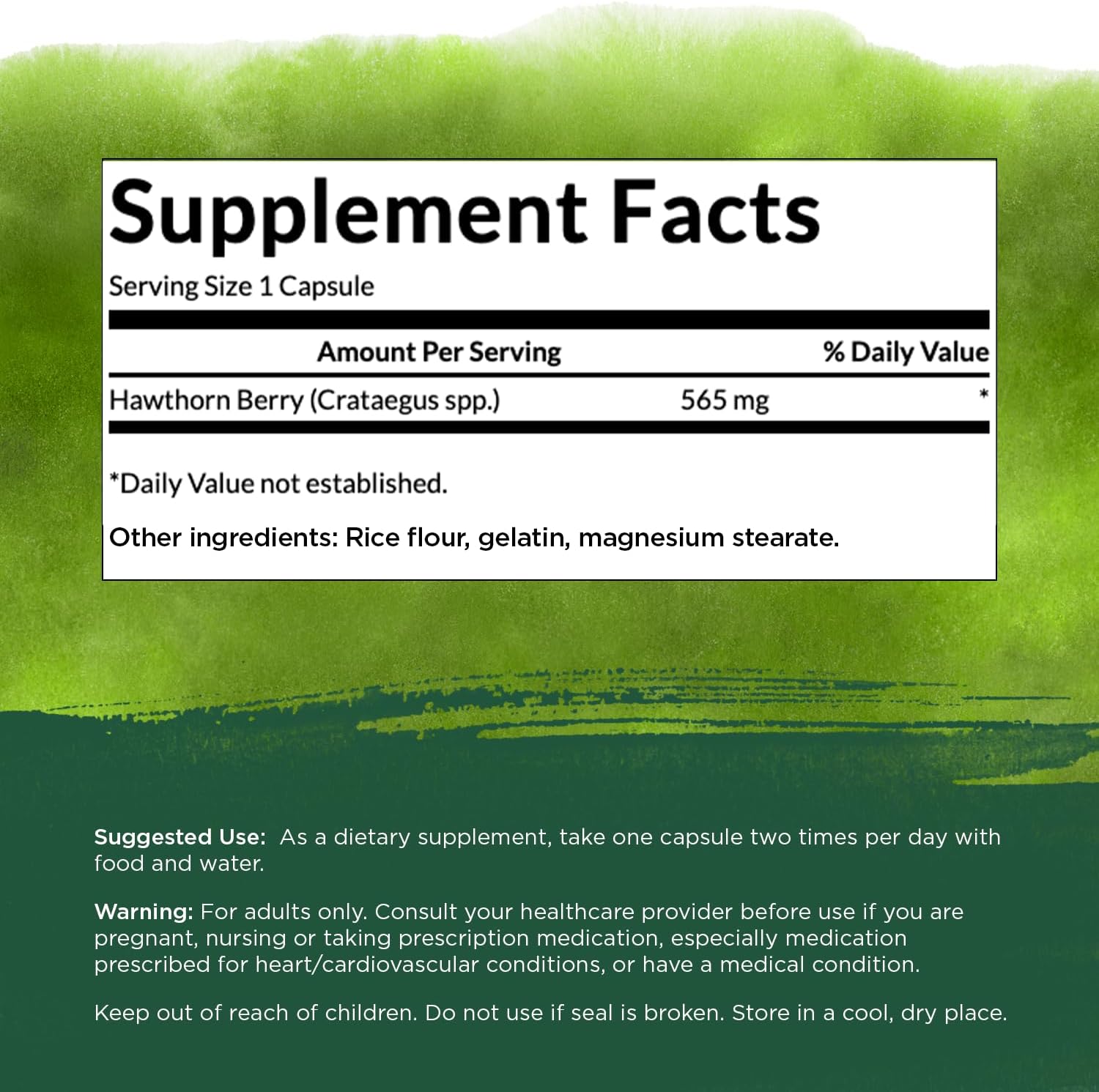 Swanson Hawthorn Berries Supplement | Supports Blood Pressure & Heart 