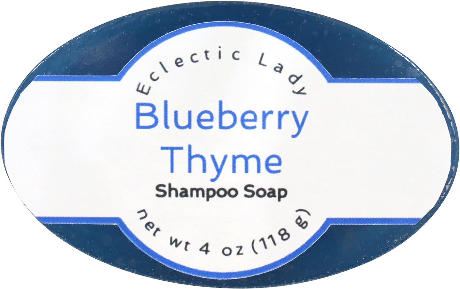 Eclectic Lady Blueberry Thyme Shampoo Soap Bar with Pure Argan Oil, Silk Protein, Honey Protein and Extracts of Calendula ower, Aloe, Carrageenan, Sunower - 4  Bar