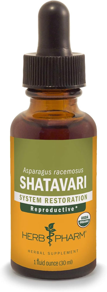 Herb Pharm Certified Organic Shatavari Liquid Extract for Female Repro1 Ounces