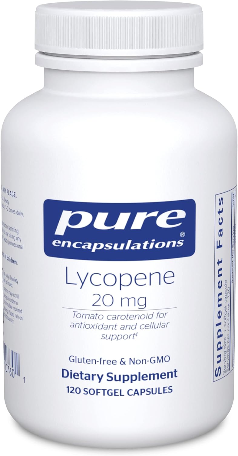 Pure Encapsulations Lycopene 20 Mg | Dietary Supplement For