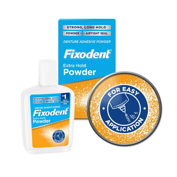 Fixodent Extra Hold Denture Adhesive Powder, 2.7