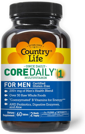 Country Life Core Daily 1 For Men Tablets, 60 Count
