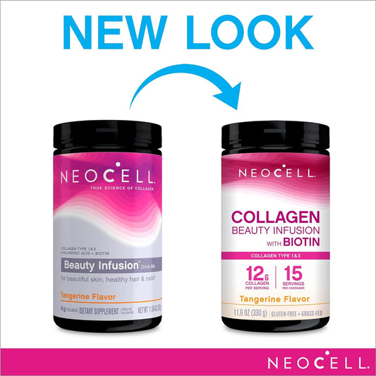 NeoCell Collagen Powder with Biotin, Vitamin C & Hyaluronic