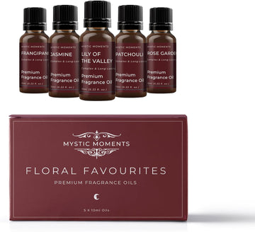 Mystic Moments | Floral Favourite Fragrance Oil Gift Starter Pack 5x1099.8 Grams