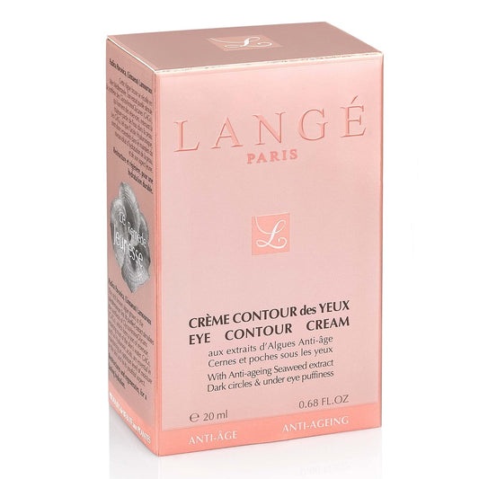LANGE Eye Contour Cream - Cares For Skin Around Eyes - Diminishes Appearance Of Dark Circles - Protects Delicate Facial Tissues - Revitalizes And Comforts Skin - Quick Penetrating Formula - 0.7