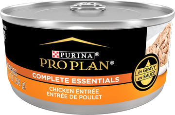 Purina Pro Plan Complete Essentials High Protein Cat Food Gravy, Wet Cat Food Chicken Entree - 5.5 Oz. Can