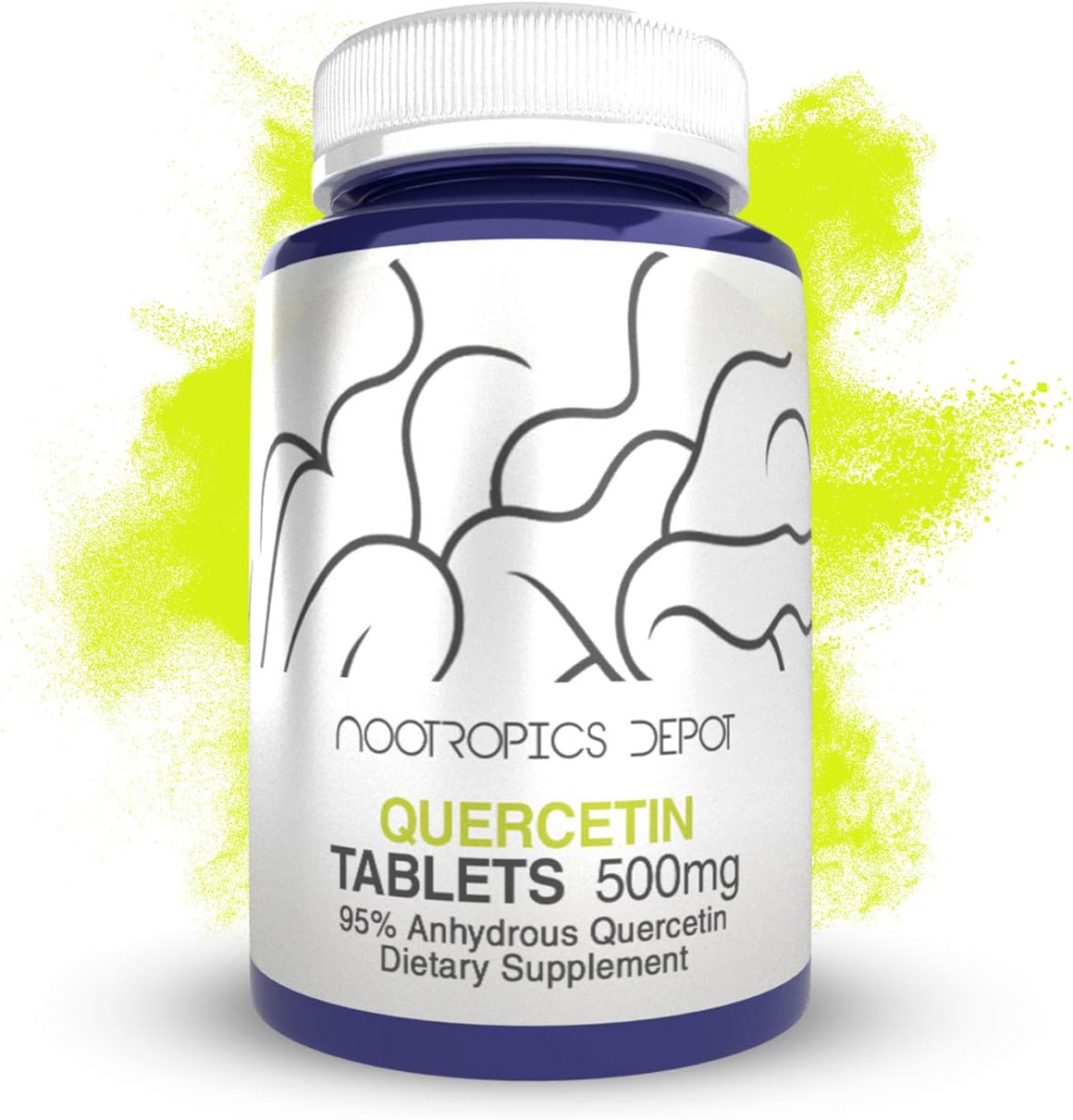 Nootropics Depot Quercetin Tablets | 500Mg | 120 Count | 95%