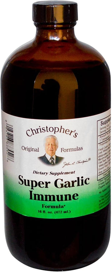 Super Immune Garlic Syrup16 Ozchristopher'S Original Formulas