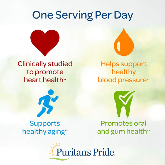 Puritan's Pride Ubiquinol 300mg, Supports Heart Health,30 Softgels