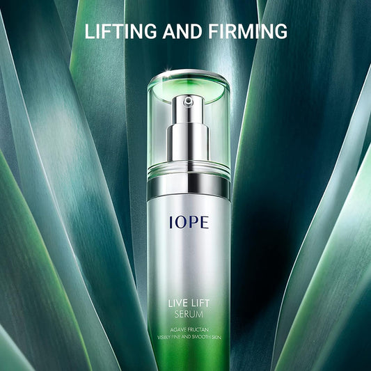 IOPE Live Lift Moisturizing Serum, Lifting and Firming Skin Serum, Improve Wrinkles and Brightening for Youthful Skin, Better with Toner and Lotion,Hydrating Face Serum for Dry Skin by Amorepacific,1.35