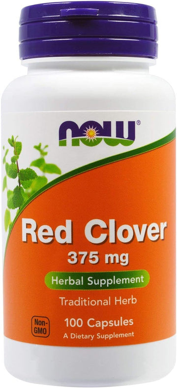 Now Foods Red Clover 375 Mg 100 Caps