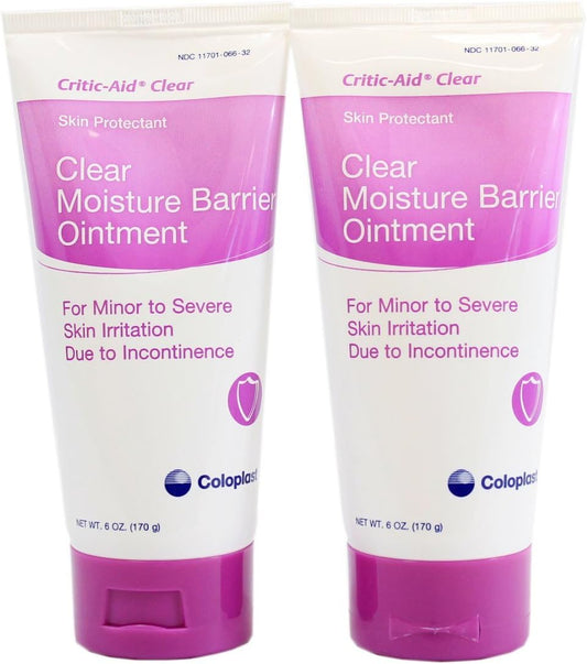 Coloplast Critic-Aid Clear Moisture Barrier Ointment - 6 Ounce Tube - 