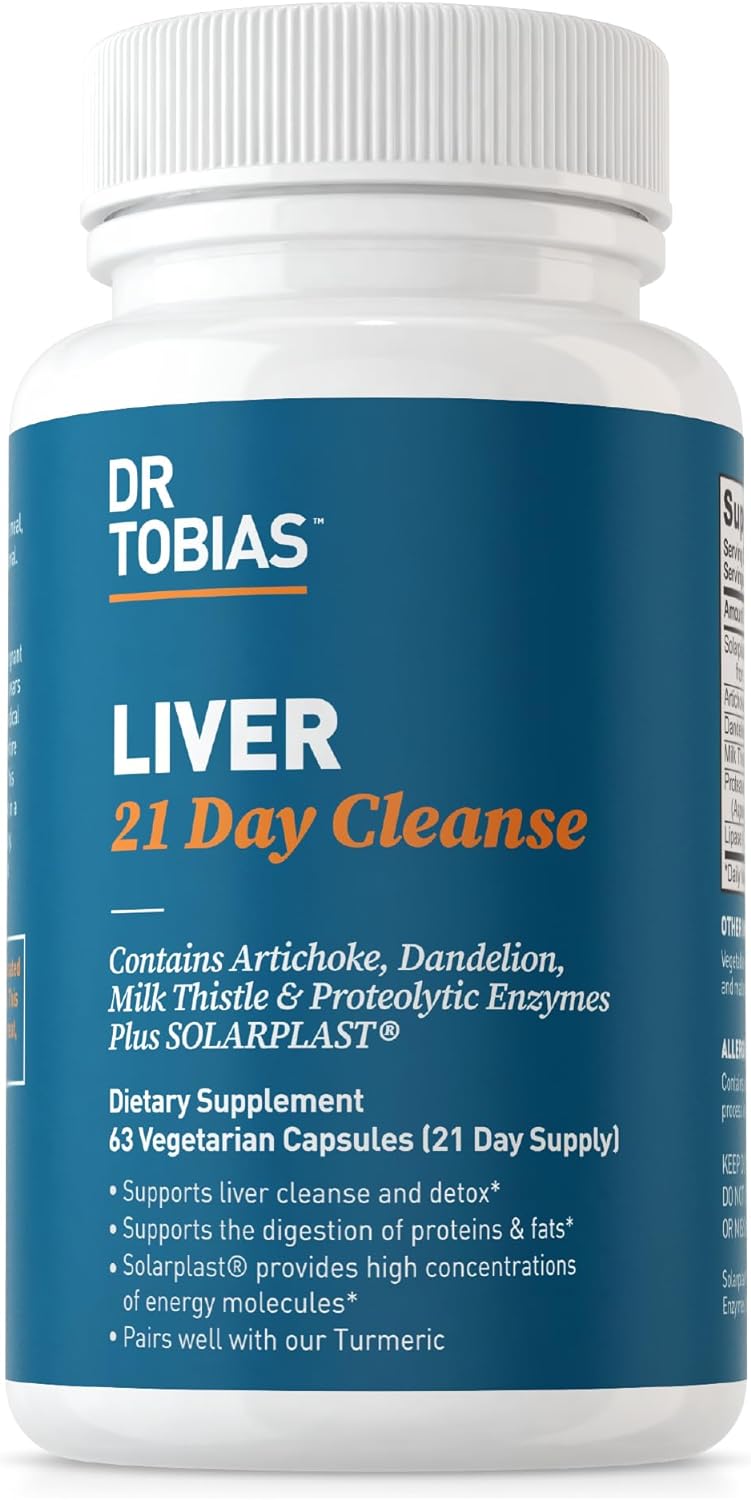 Dr. Tobias Liver 21 Day Cleanse, Herbal Liver Detox Cleanse with Solar1.02 Ounces