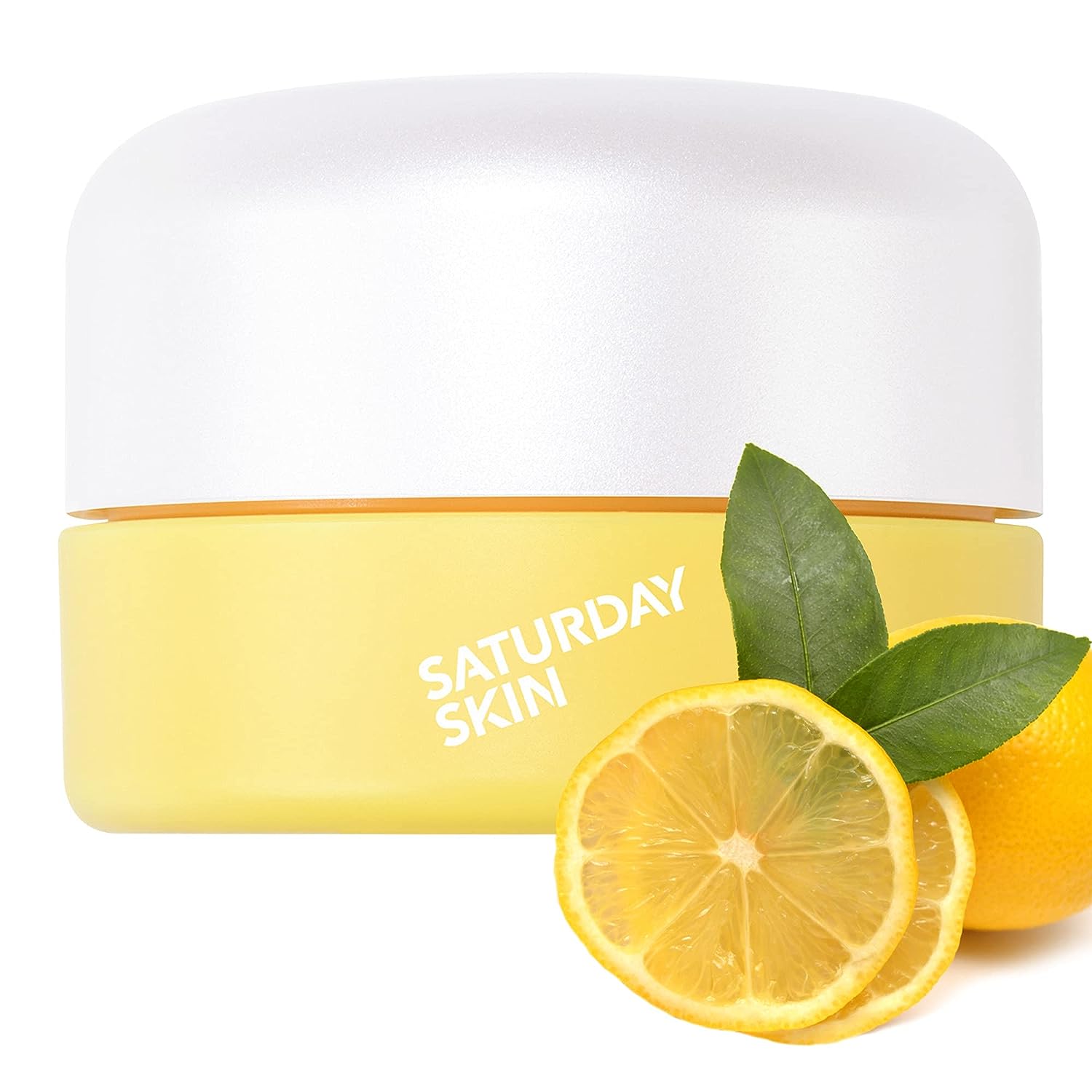 Saturday Skin Yuzu Eye Cream Vitamin C Wide lluminating Under Tight Eye Cream Korean Niacinamide Caffeine for Wrinkles Puffy Eyes Dark Circles Moisturizing Hydrates Anti Aging for Women (15ml)