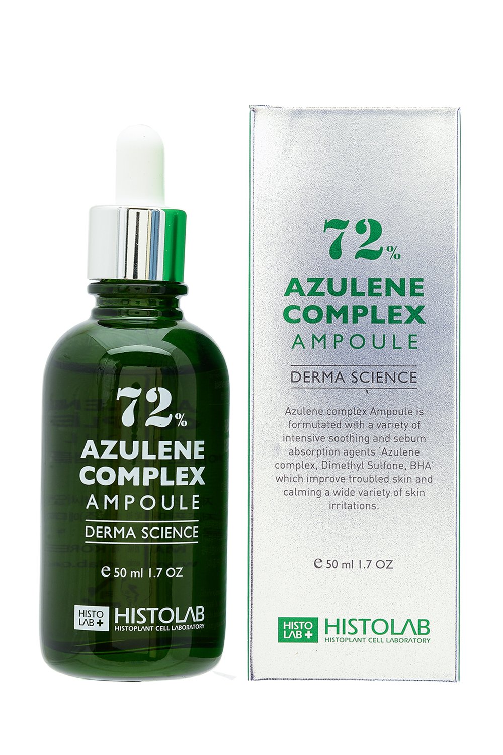 HISTOLAB 72% Azulene Complex Ampoule Skincare Acne Made in Korea