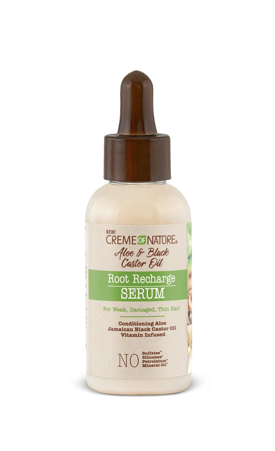 Root Recharge Serum by Creme of Nature, Aloe & Black Castor 