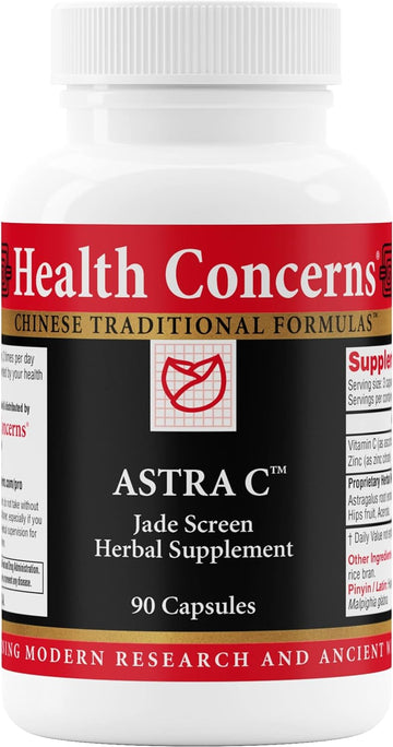 Health Concerns Astra C - Immune Support & Antioxidant Supplement - 90