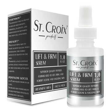 Lift & Firm Serum - Face & Neck - Targets Elastin, Sagging Skin and Wrinkles - 1