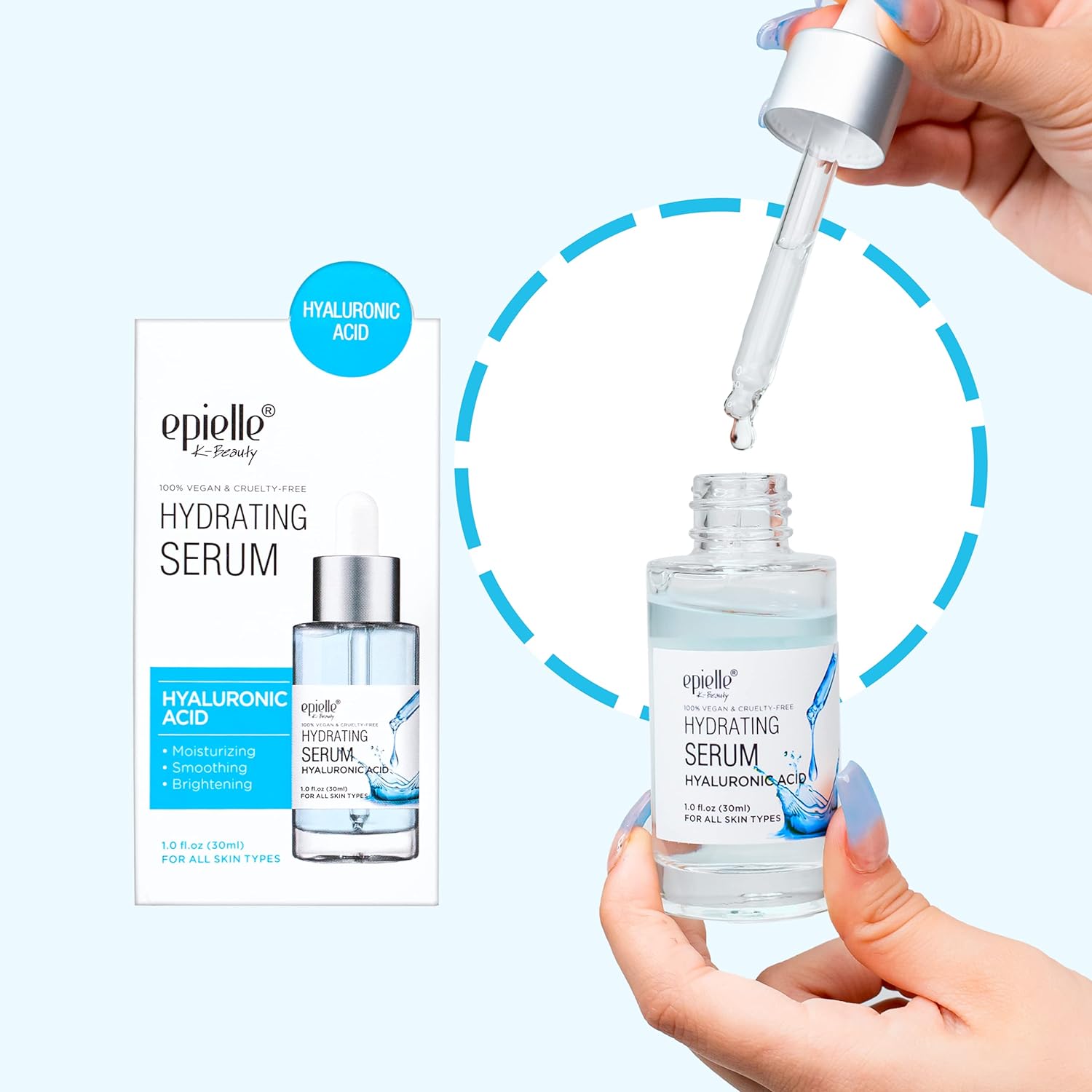 Esupli.com epielle Hydrating Hyaluronic Acid Serum & Mist | Anti-Aging 