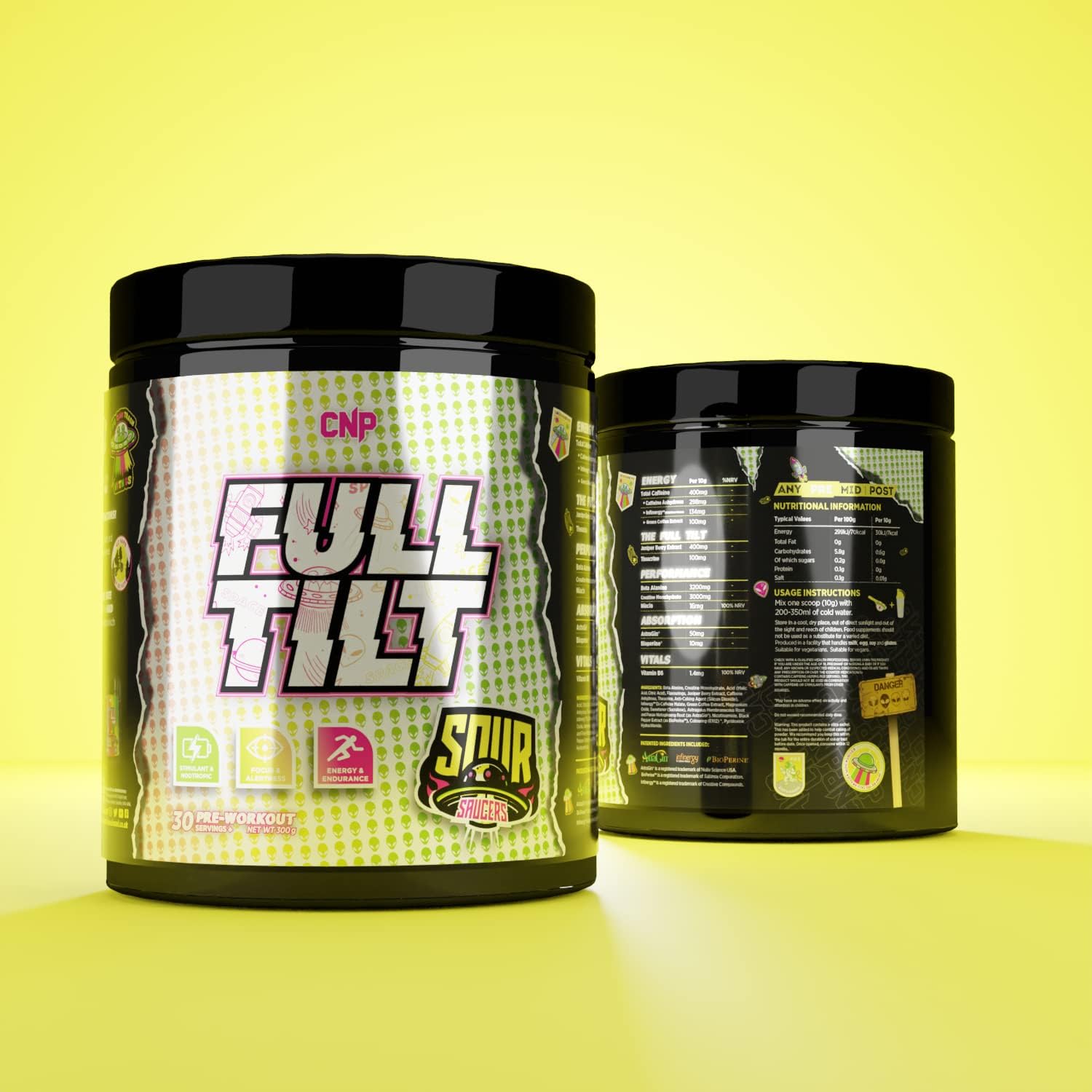 CNP Professional CNP Professional Full Tilt, Strong Pre-Workout, Stimu