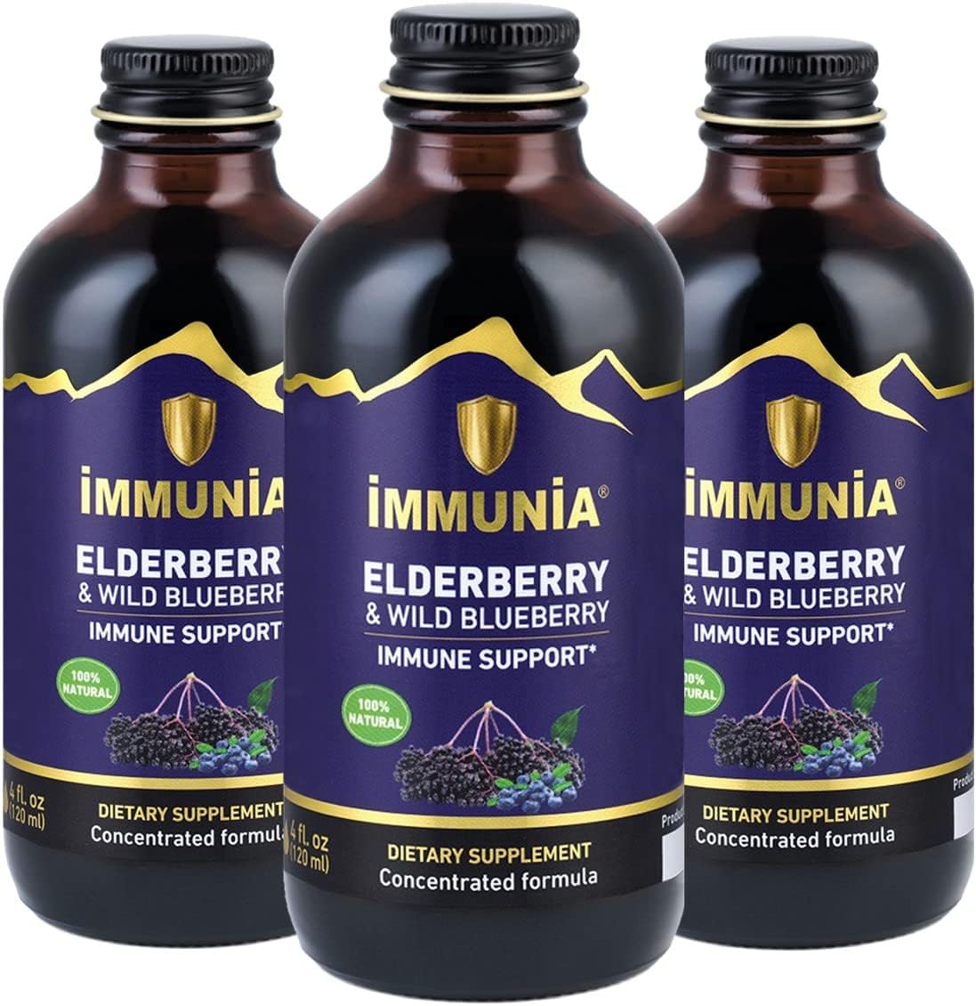 Immunia Elderberry & Wild Blueberry Concentrated. Immune Support. Deli