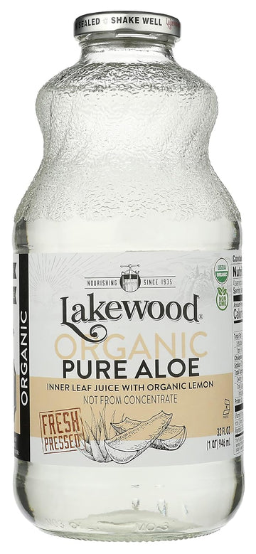 Lakewood, Organic Aloe Vera Juice, 32 Fl Oz