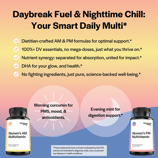 Premium Bioavailable Daily Multivitamin for Women with Iron, Folate, C