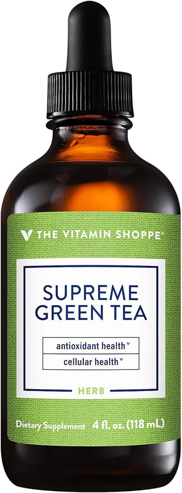 The Vitamin Shoppe Supreme Green Tea 100MG, with 90% Polyphenols, Anti