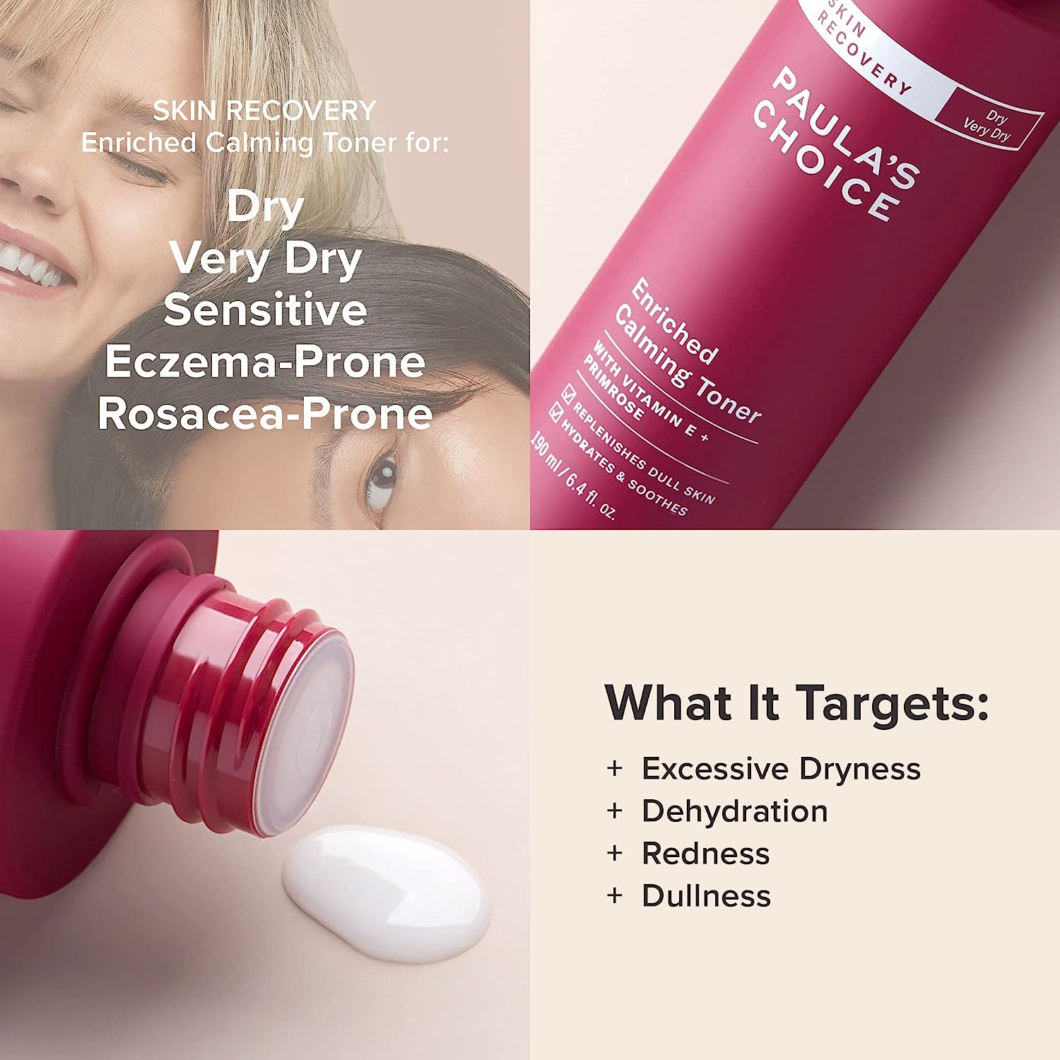 Paula's Choice Skin Recovery Calming Toner, 6.4 Ounce Bottle