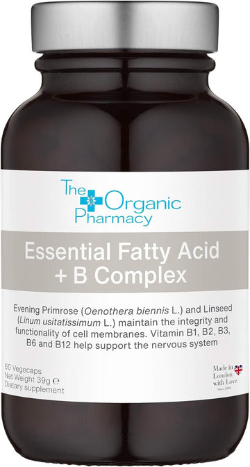 The Organic Pharmacy - Essential Fatty Acids + B Complex. 60 Capsules