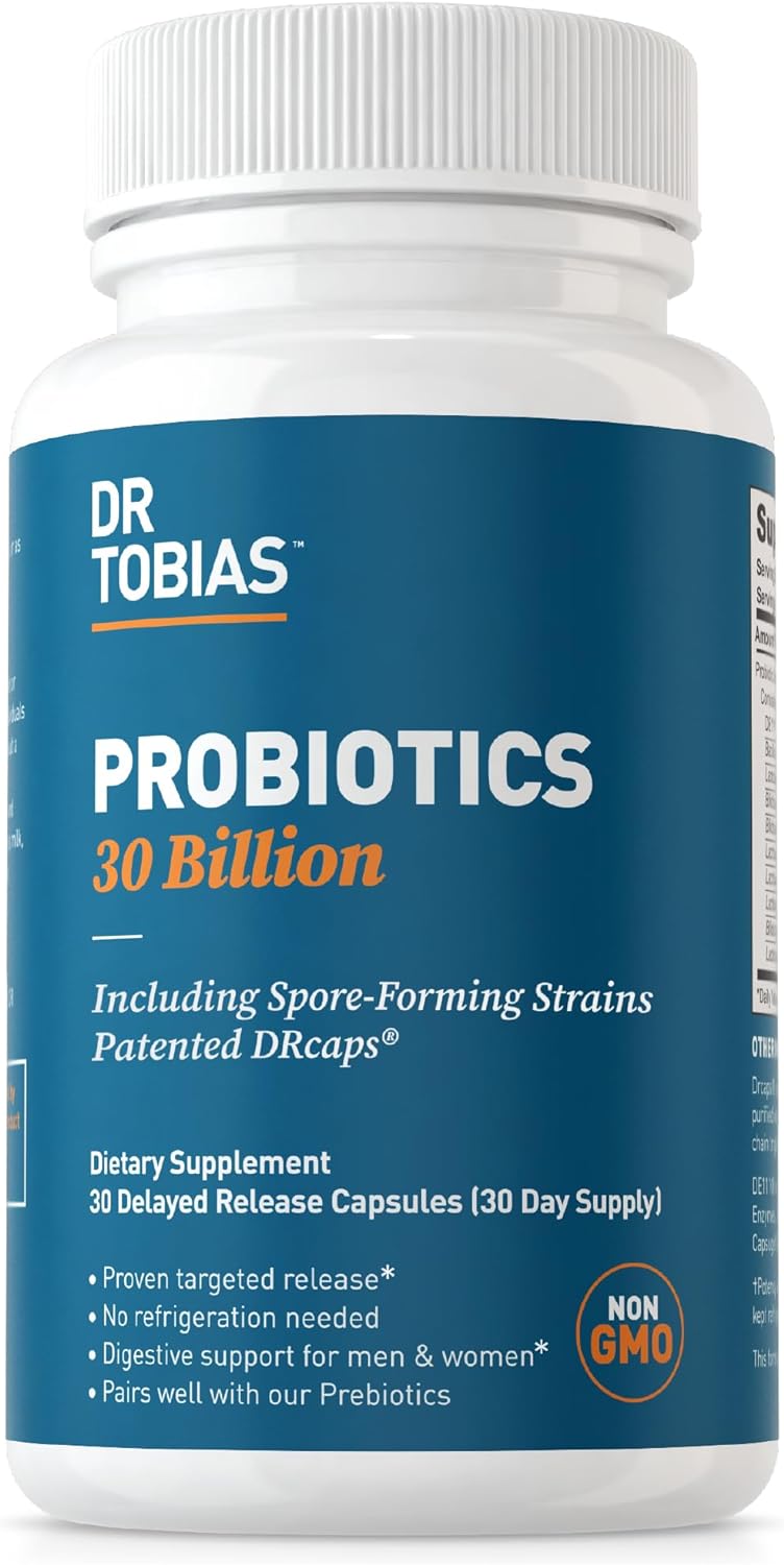 Dr. Tobias Probiotics 30 Billion, 10 Strains, 30 Billion Cfu'S, Target1.03 Ounces