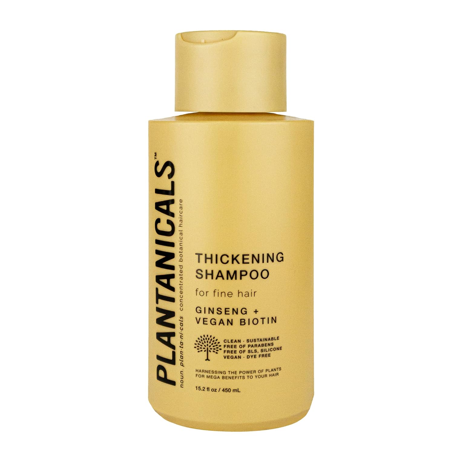 Plantanicals Hair Thickening Shampoo with Ginseng and Biotin - 15.2