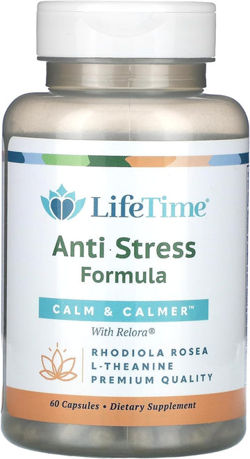LIFETIME Calm & Calmer Anti-Stress Formula | w/Rhodiola Rosea & Relora